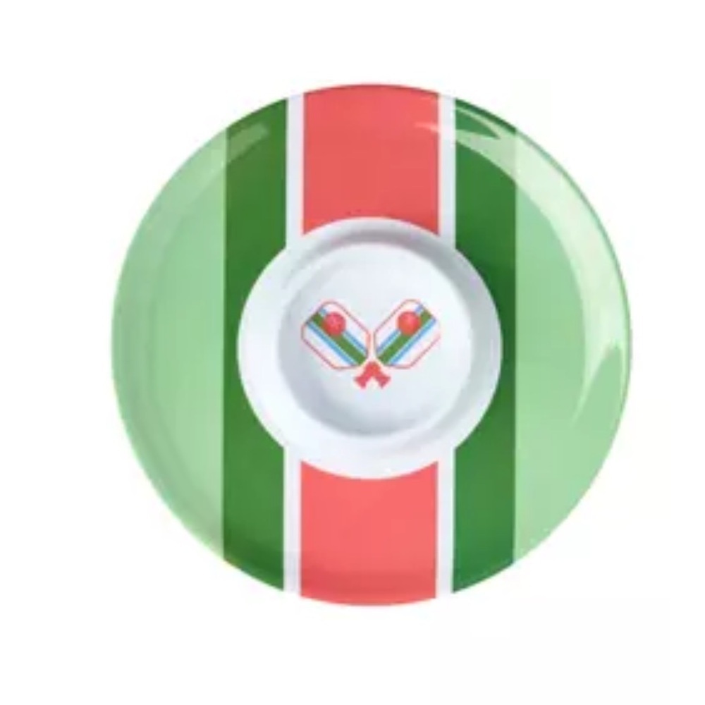 New Godinger Melamine Round Chip & Dip Platter